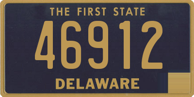 DE license plate 46912