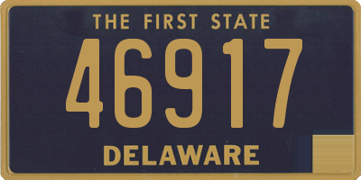 DE license plate 46917