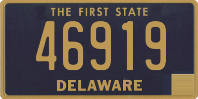 DE license plate 46919