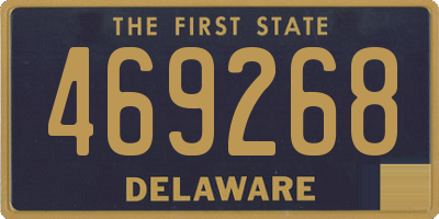 DE license plate 469268