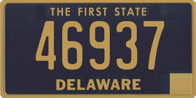 DE license plate 46937