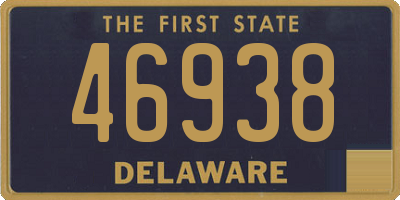 DE license plate 46938