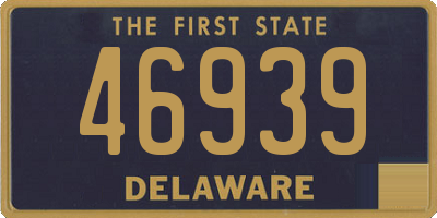 DE license plate 46939