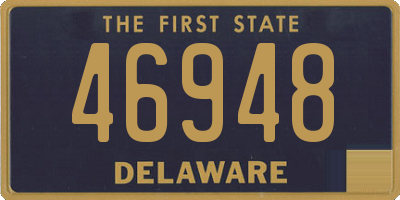 DE license plate 46948