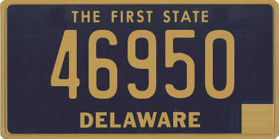 DE license plate 46950