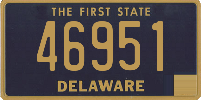 DE license plate 46951