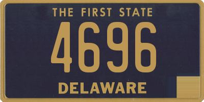 DE license plate 4696