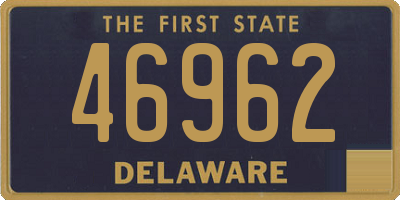 DE license plate 46962