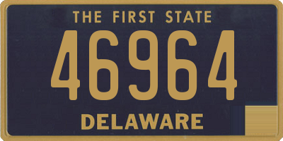 DE license plate 46964