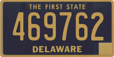 DE license plate 469762