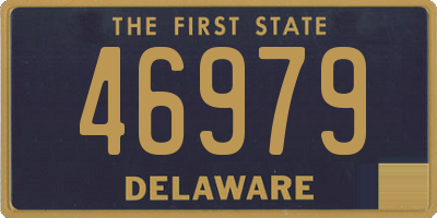 DE license plate 46979