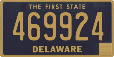DE license plate 469924