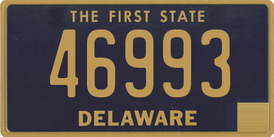 DE license plate 46993