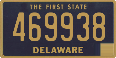 DE license plate 469938