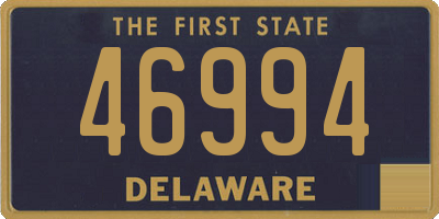 DE license plate 46994