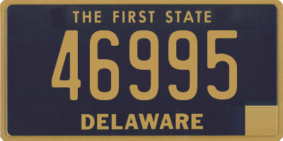 DE license plate 46995