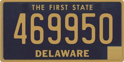 DE license plate 469950