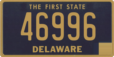 DE license plate 46996