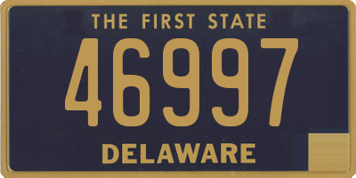 DE license plate 46997