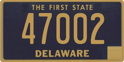 DE license plate 47002