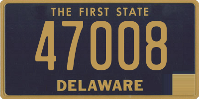 DE license plate 47008