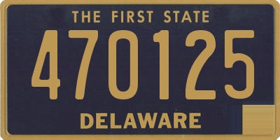 DE license plate 470125