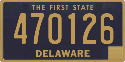 DE license plate 470126
