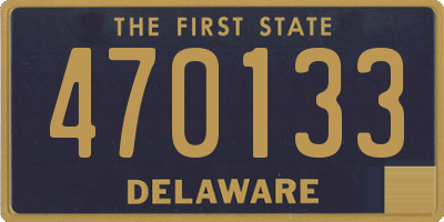 DE license plate 470133