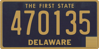 DE license plate 470135