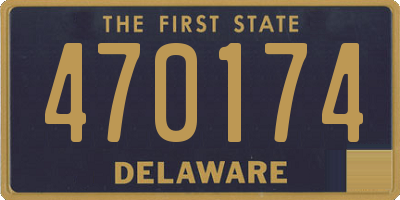 DE license plate 470174