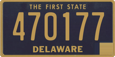 DE license plate 470177