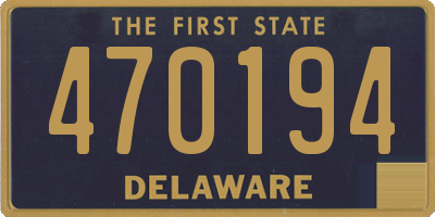 DE license plate 470194