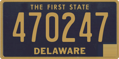 DE license plate 470247