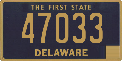 DE license plate 47033