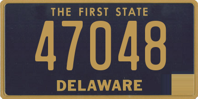 DE license plate 47048