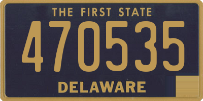 DE license plate 470535