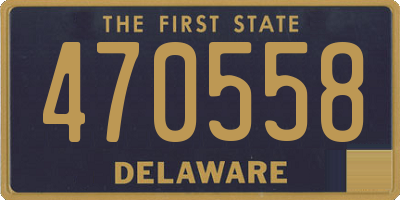 DE license plate 470558