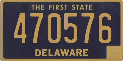 DE license plate 470576