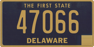 DE license plate 47066