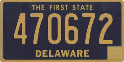 DE license plate 470672