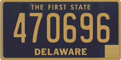 DE license plate 470696