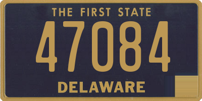 DE license plate 47084
