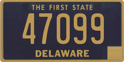 DE license plate 47099