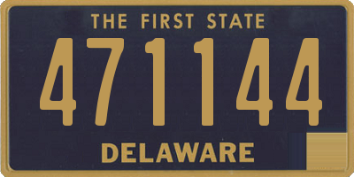 DE license plate 471144