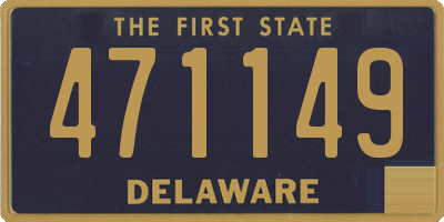 DE license plate 471149