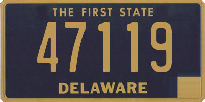 DE license plate 47119