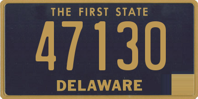 DE license plate 47130