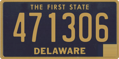 DE license plate 471306