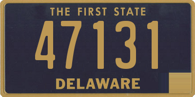 DE license plate 47131