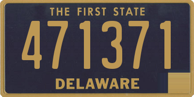 DE license plate 471371